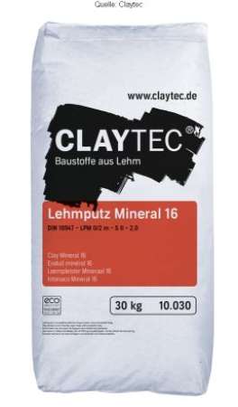 Preview: Claytec Lehmputz Mineral