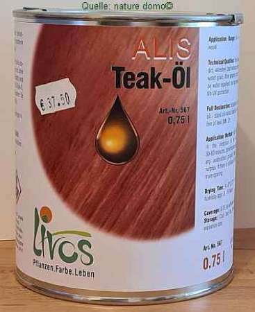 Preview: ALIS Teak-Öl 567_0,75ltr